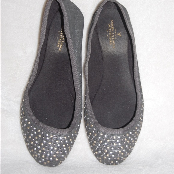 American Eagle gray flats, size 9 - Picture 1 of 5